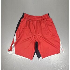 Nike‎ Elite Basketball Shorts Mens Medium Red Black Dri Fit Baggy Athletic